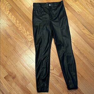 ZARA Faux leather pants